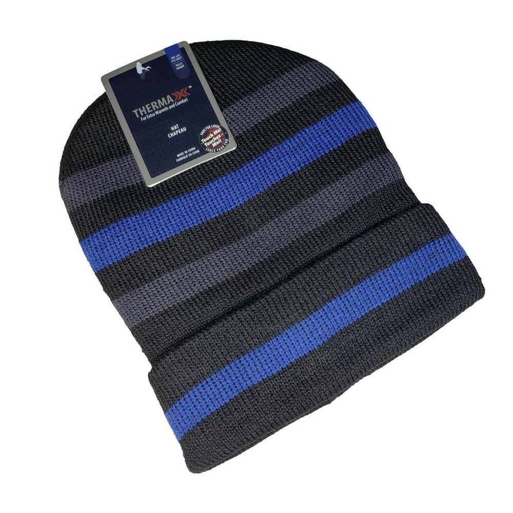 Mens Faux Fur Lined Winter Thermal Hat
